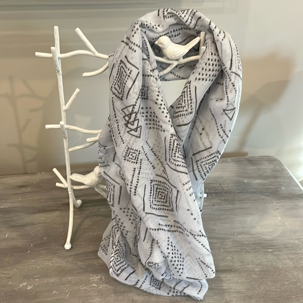 Infinity Scarf Lightweight Aztec Tribal Print